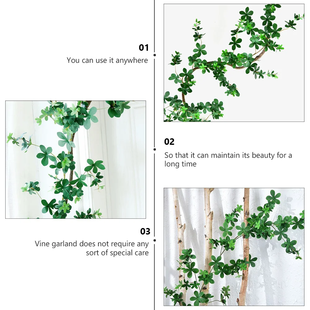 

Artificial Vine Garland Fake Hanging Plants Lifelike Simulation Plant Decor Hanging Garland for Home Decoration