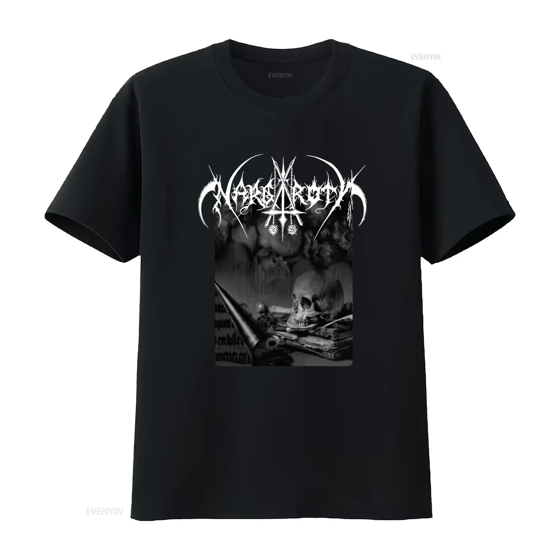 Nargaroth Prosatanica Shooting Angels Black Metal T Shirt S Burzum Emperor Skull Design vintage Washed designer clothes