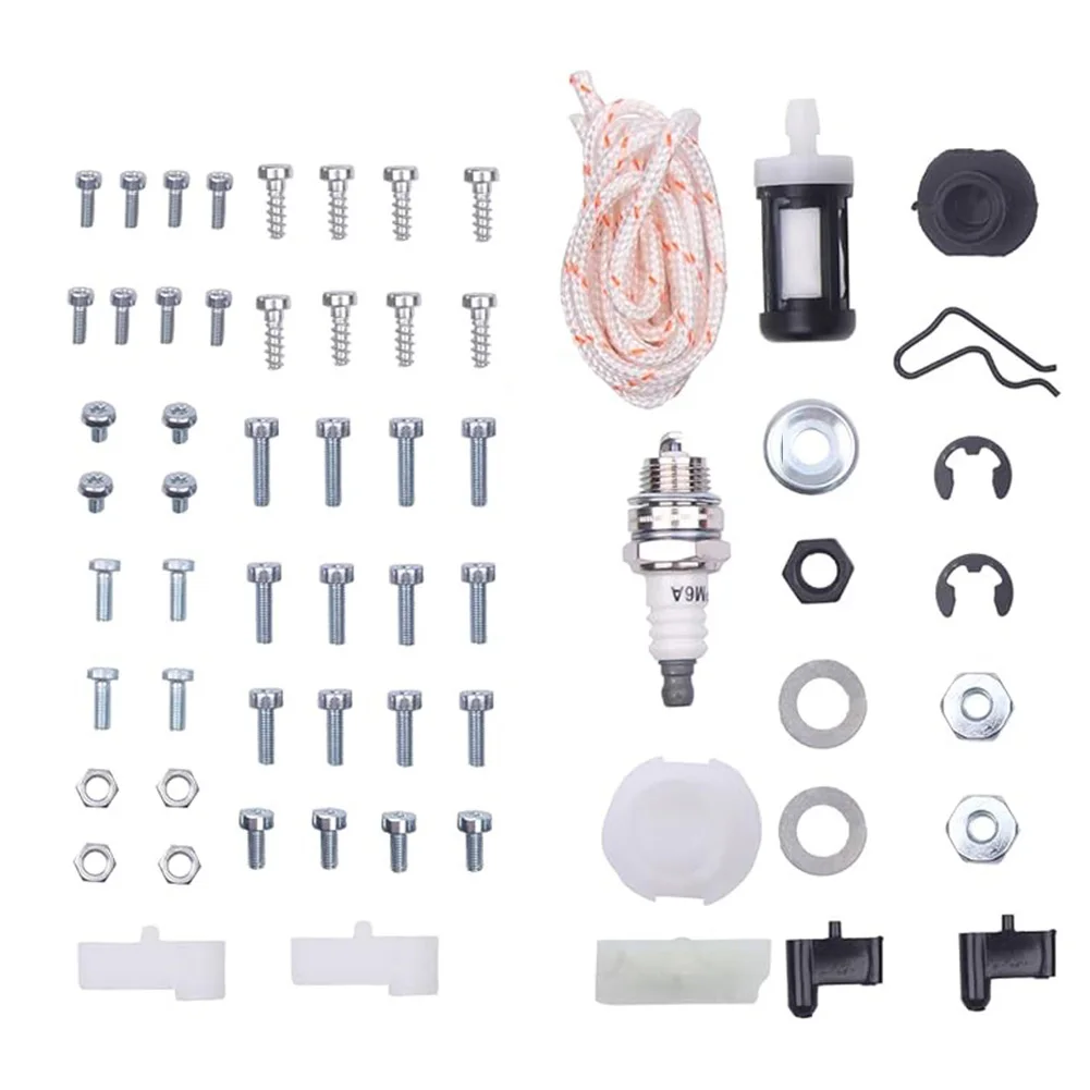 /Metal /Bolts /Screws Hardware Kit Set For MS260 MS360 MS440 MS441 MS460 MS660 Chainsaw Repair Parts And Accessories