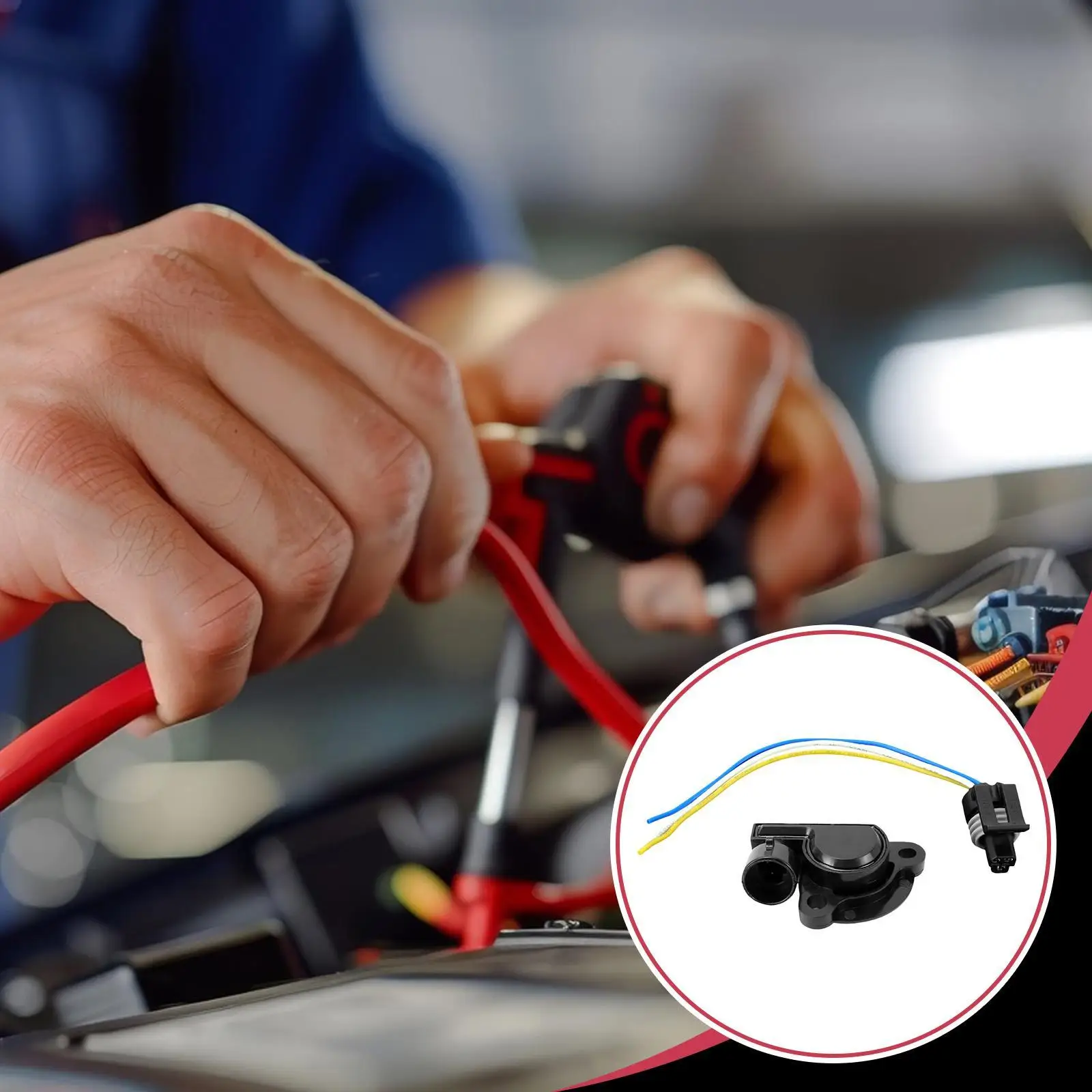 

Throttle Position Sensor Directly Replace Car Accessory Black Plastic Engine Monitor for Chevrolet Aveo and Daewoo