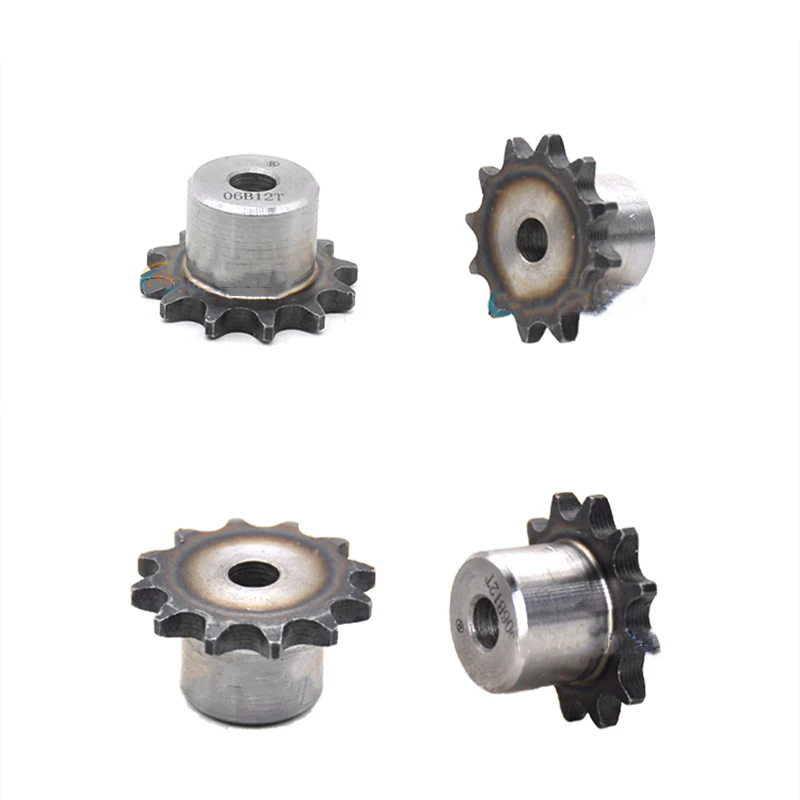 06B Sprocket 9/10/11/12/13/14/15/16/17/18/19/20/21/22/23/24 Teeth A3 Steel Industrial Drive Sprocket Mechanical Roller Sprocket
