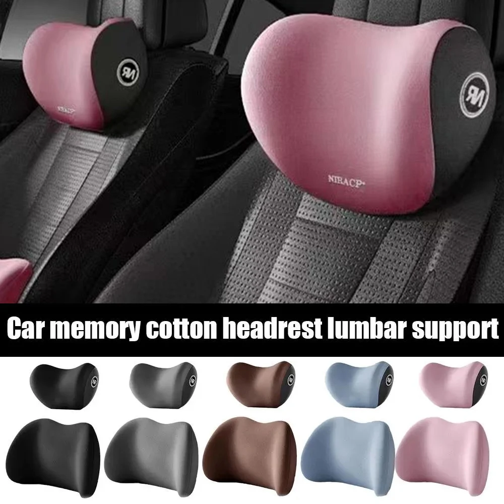 Car Neck Pillow For TOYOTA Prius Previa Reiz Sienna Tundra Vios Fortuner Kluger CHR Tacoma Supra Headrest Lumbar Support Cushion