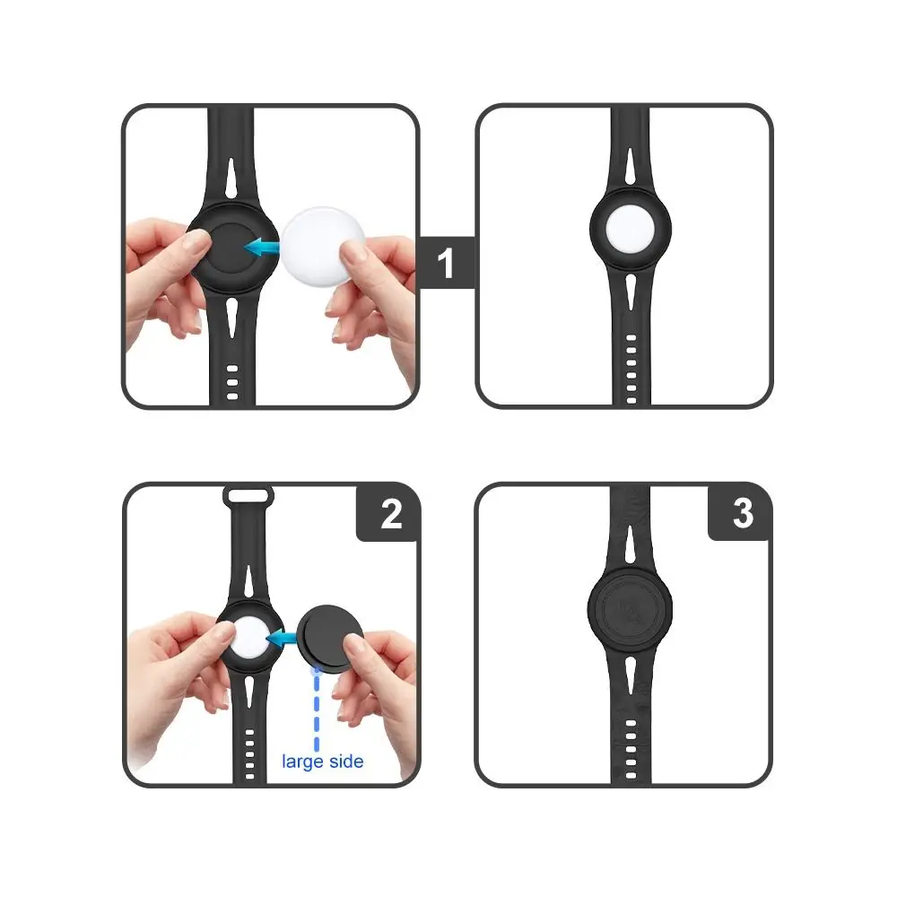 Bracelet en silicone étanche pour enfants, support de bracelet pour enfants, remplacement du bracelet, accessoires de suivi pour Apple Airtag