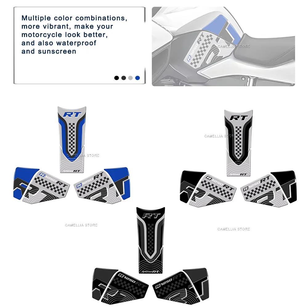 دراجة نارية ملصق مقاوم للماء BMW R1250RT دراجة نارية خزان الوسادة ملصق جديد دراجة نارية قذيفة ملصق عدة لسيارات BMW R1250RT