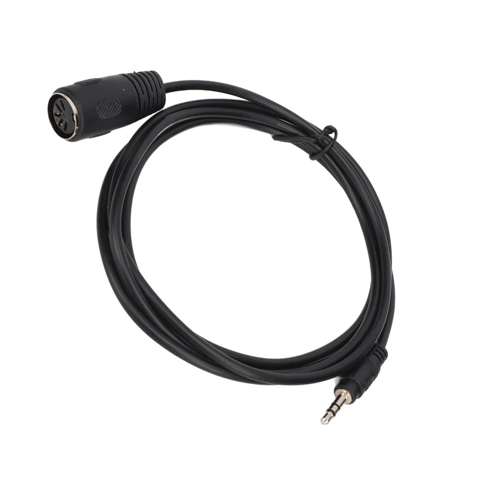 

Professional DIN 5 Pin to 3.5mm Cable Flexible Plug and Play DIN 5Pin Female to 3.5mm Male 4.9ft Pure Copper Core