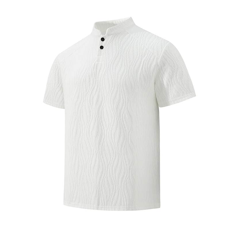 قميص هينلي رجالي بنسيج مموج صي - مراجعة Golf Tees وسعره