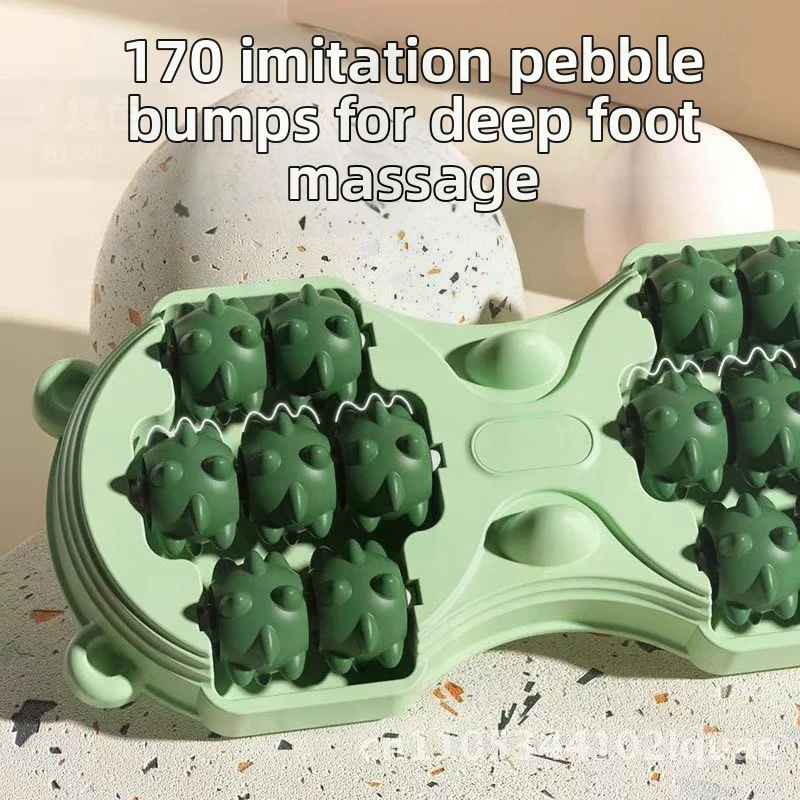 Rodillo de masaje de pies con bola de Fascia, estera de acupresión, herramienta de relajación muscular para Fitness, deportes corporales, naranja, verde, morado