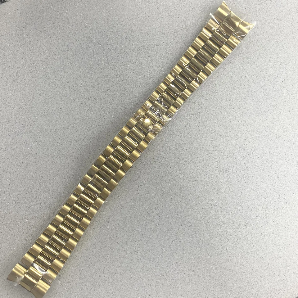 20mm Stainless Steel Solid Watch Band Strap for Rolex Watch for Oyster Bracelet Curved End Strap Replacement Wristband