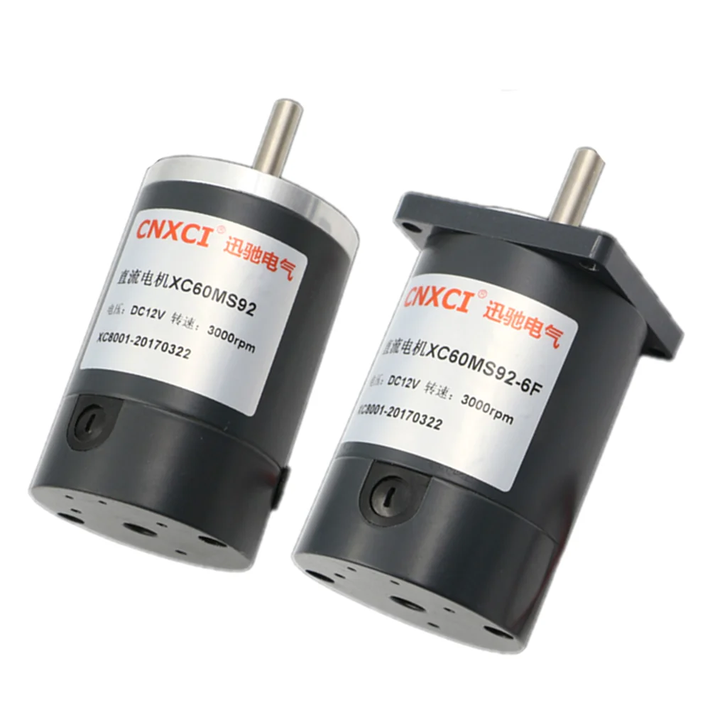 Motor 60 mm de Algodão Doce dc mm Eixo 12v 24v Motor de Potência de Escova Velocidade para Porta 3d Lar cw Ccw