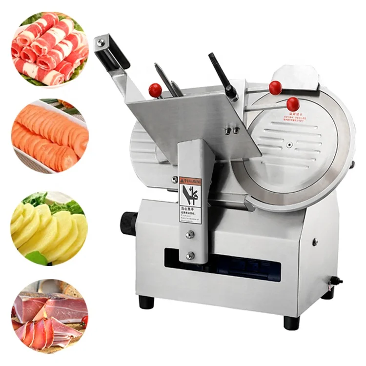 

Commercial Meat Slicer Cutting Machine 10/12/13inch Meat Slicing Machine Automatic Deli Meat Slice Cutter Ham Salami Pastram