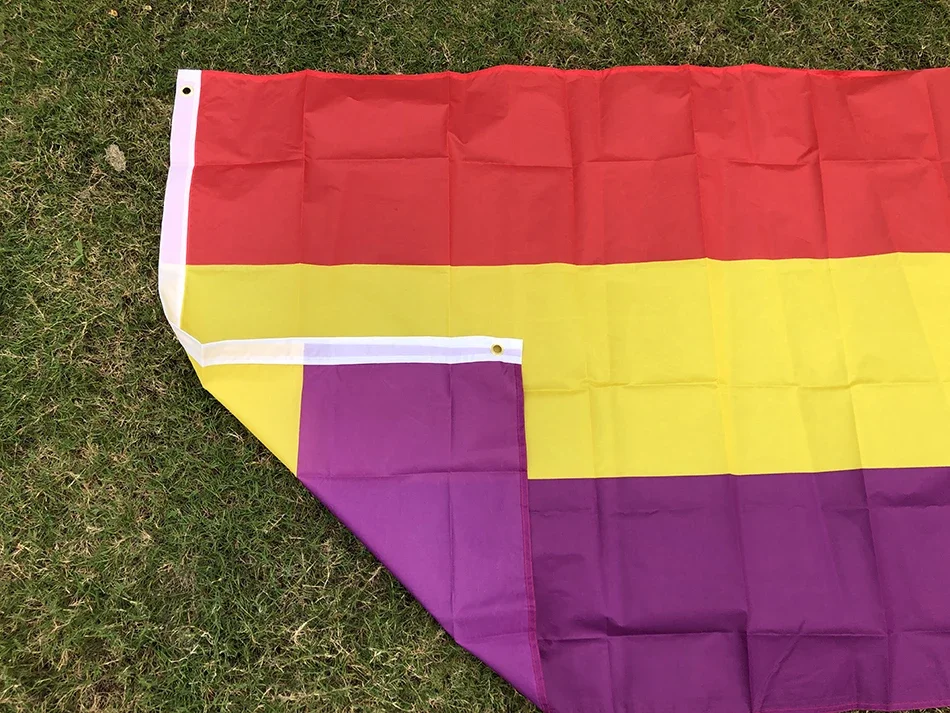 علم TIKI علم الجمهورية الإسبانية الثانية 90X150CM علم الجمهورية الإسبانية الثانية إسبانيا راية معلقة وطنية #4