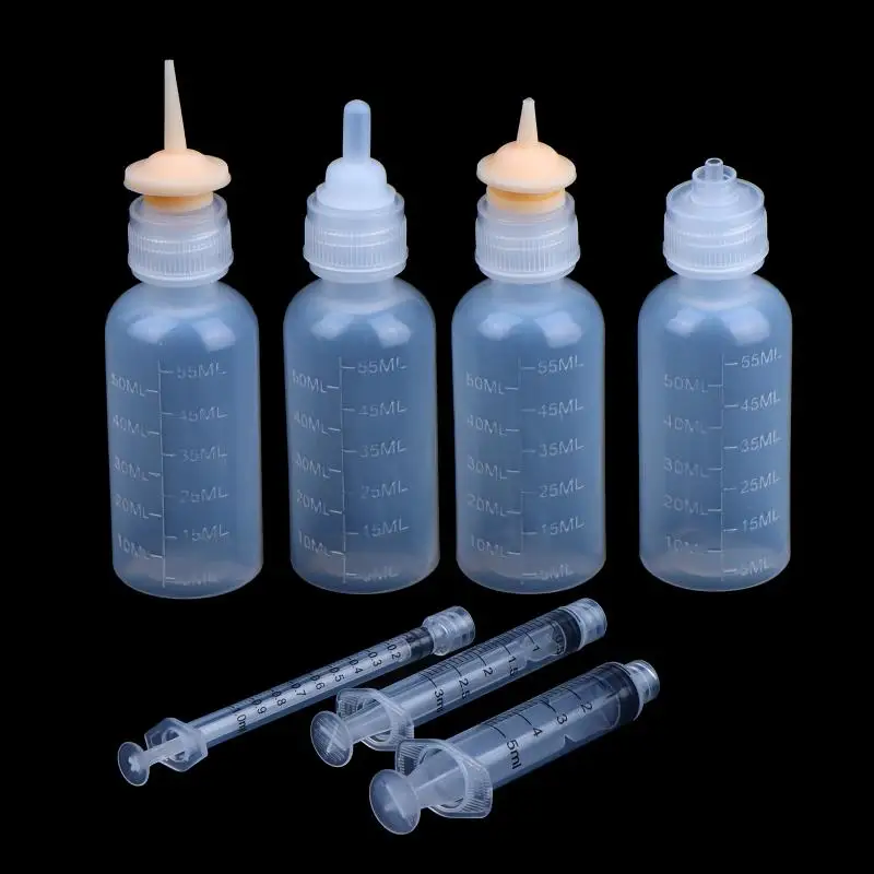 Pet Feeding Bottle Set Milk Bottles For Puppies And Cat With Replaceable Nipples Suitable For Both Cats And Dogs