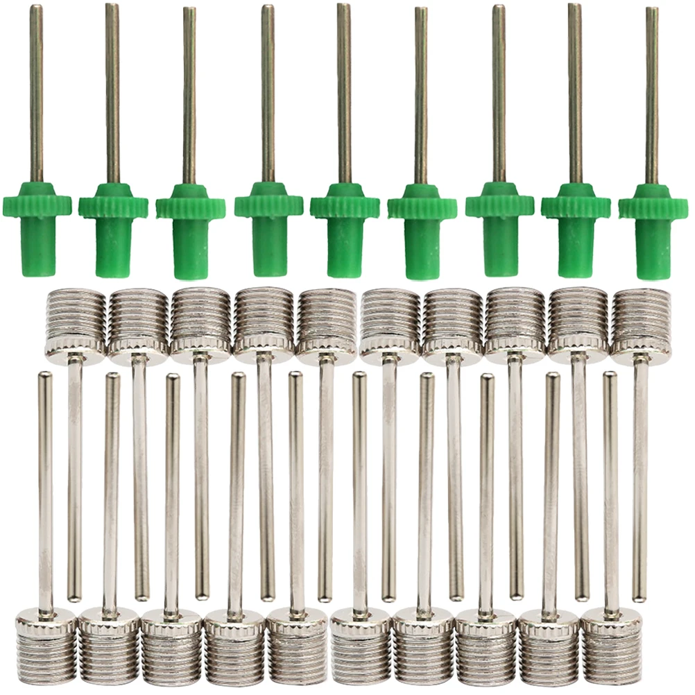 

200 Pcs Air Needle Accessories Basketball Pump Needles Metal Inflation Soccer Sports Pumped Balls Stainless Steel Professional