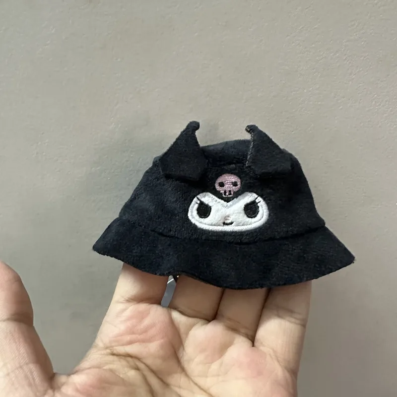 Anime Sanrio Decoratieve Hoed Sleutelhanger Leuke Kuromi Cinnamoroll Hello Kitty Kawaii Pop Hanger Ornament Speelgoed Hanger Accessorie Gift