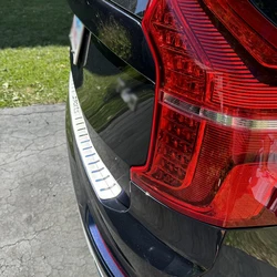 Door Sill Trunk Trim For Volvo XC90 XC 90 Protector Rear Bumper Stainless Steel Car Accessories Stickers 2018 2019 2020 2023