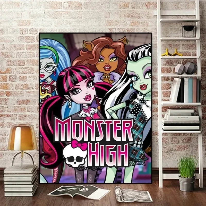 ملصقات ومطبوعات أنيمي كلاسيكية عالية الجودة ، لوحة قماشية كرتونية ، صورة فنية جدارية ، غرفة معيشة للأطفال ، هدايا ديكورية منزلية #5