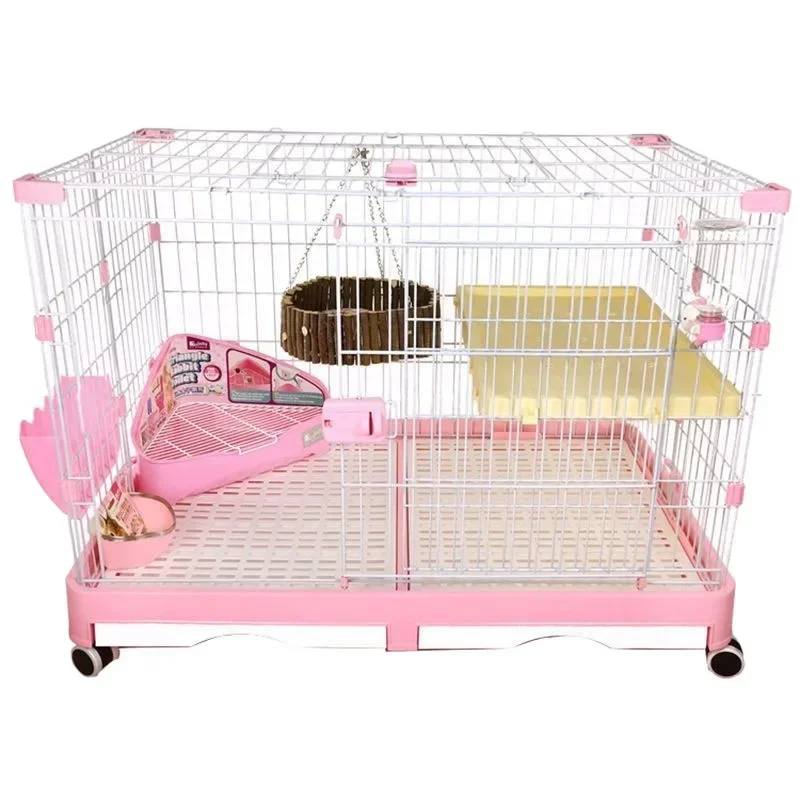 Automatic manure cleaning rabbit cage Household king rabbit cage