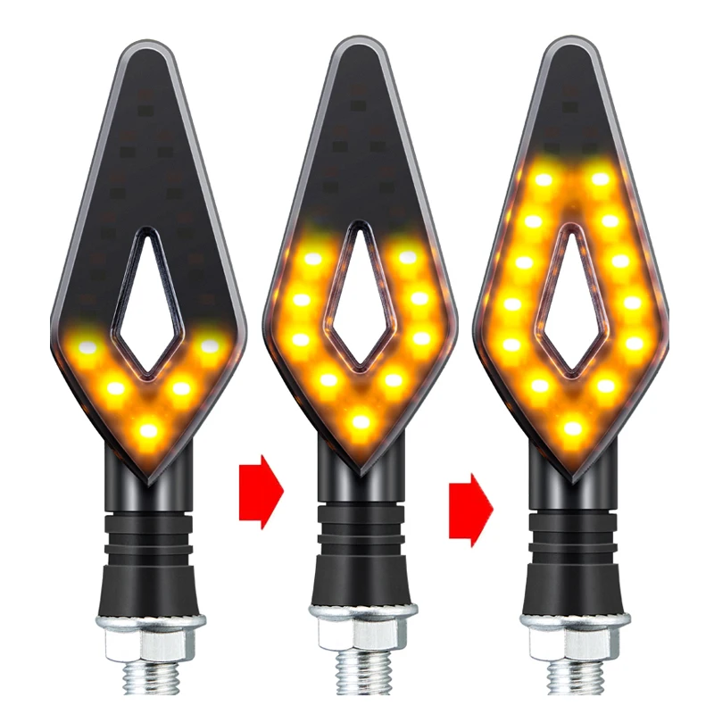 

12V Universal LED Motorcycle Turn Signal Light Waterproof Blinker Indicator Flasher Lamp Motorbike Moto Accessories