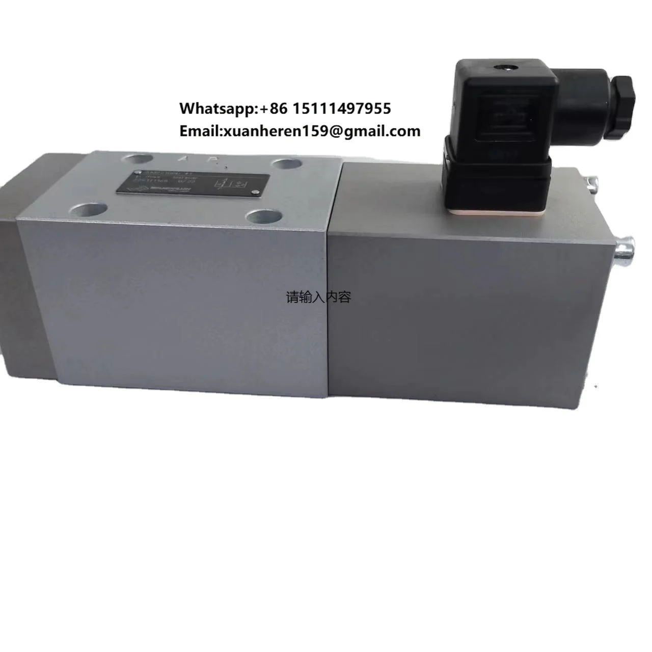 

WANDFLUH Solenoid Operated Poppet Valve AM22100b-G24