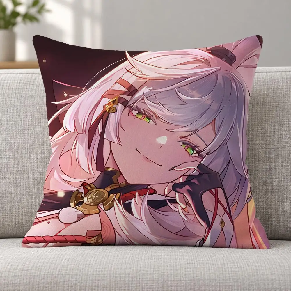 Game Fantasy N-Neverness To Everness Cushion Cover Soft Plush Decorative Sofa Bedroom Living Room Car Dorm Home Decor Gift