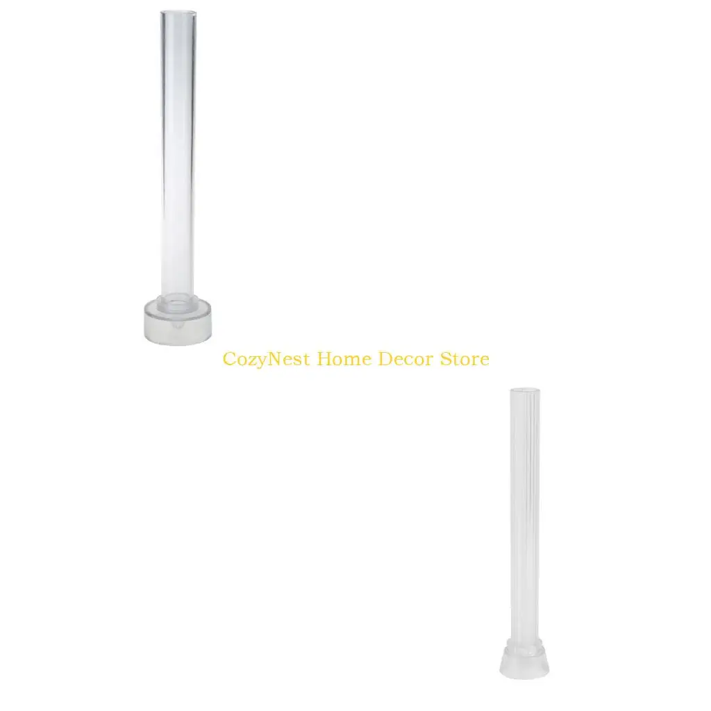 

92MF 26cm Long Pole Church Christmas Mold Large Cylinder Striped Plastic Mold DIY Craft Clay Making