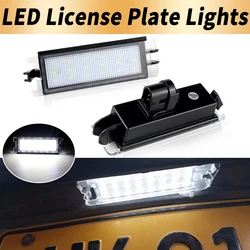 1X For DACIA LOGAN 1 2004-2012 SANDERO 2008-2012 RENAULT CLIO II 2 2001-2004 No Error LED License Plate Light Number Plate Lamp