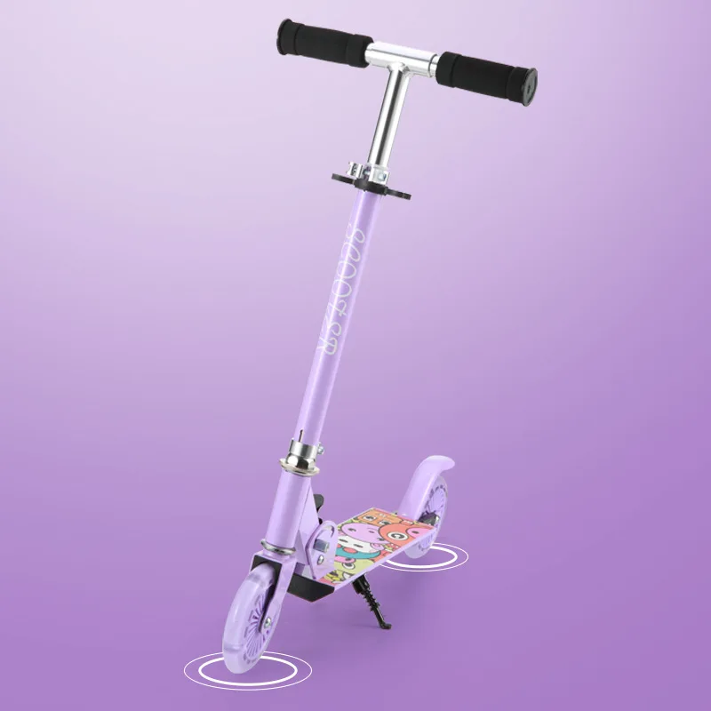 Scooter for Children Aaged 6-10 To 12 Adult Boys and Girls Two Wheeled Folding Pedal Sliding Roller Coaster Foot Scooters