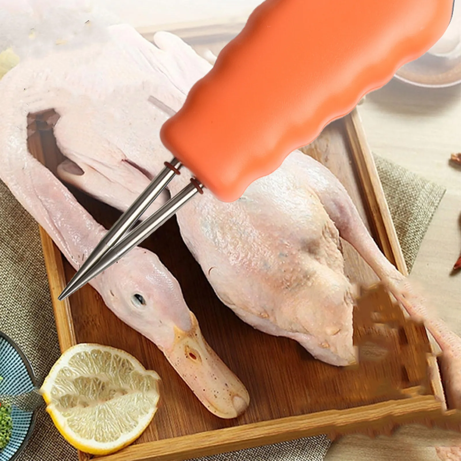 Energy-efficient Poultry Processing Handheld Electric Plucker Efficient Feather Remover Ergonomic Handle Powerful Motor