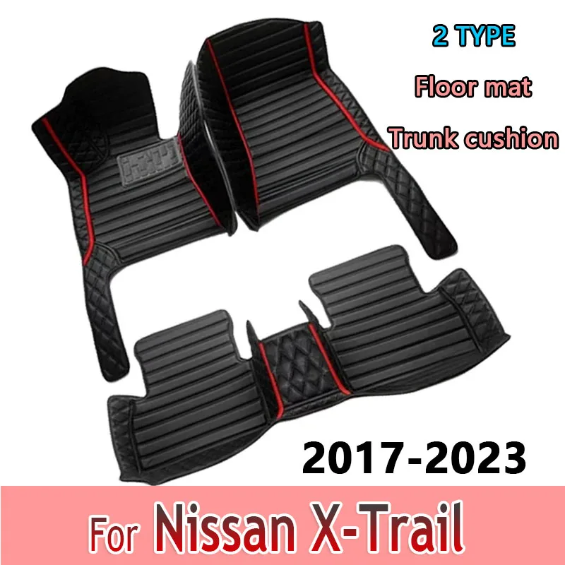 

Автомобильные коврики для Nissan X-Trail xtrail Rogue 2023 2022 2021 2020 2019 2018 (5 мест), аксессуары для интерьера автомобиля, коврик