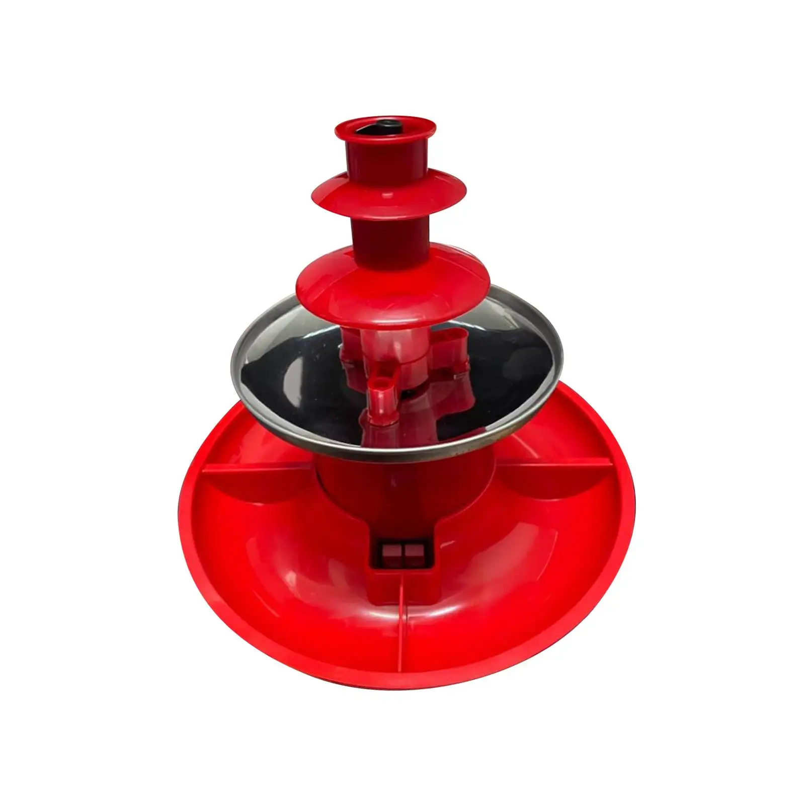 3 طبقات الشوكولاته فوندو نافورة الشوكولاته ذوبان آلة الاتحاد الأوروبي التوصيل لصلصة BBQ ، مزرعة ، الجبن ناتشو ، ليكيورس قوي اوجير نمط