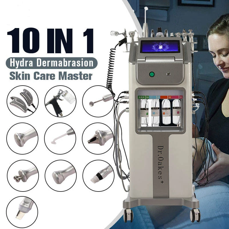 

Multifunction Hydra Dermabrasion Bubble Synthesis 10 in 1 Aqua Peel Suction Deep Cleaning Skin Exfoliating Facial Spa Machine