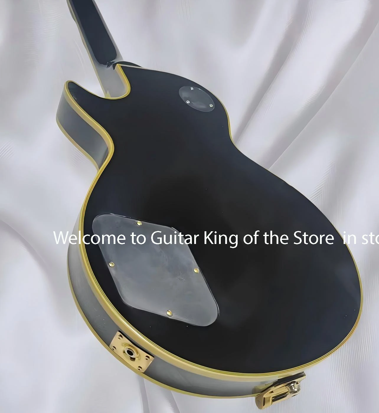 بطاقة سوداء بلاك بيوتي ثلاثة أزواج من جيتار كهربائي هزاز كبير ذهبي، جسم إكسيليفون الماهوجني، رقبة إكسيليفون الماهوجني، 3698 #6