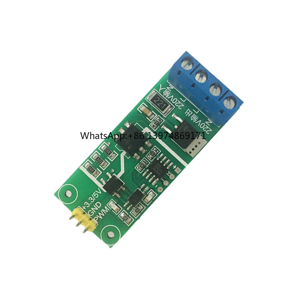 SCR PWM 0-100% Frequency Duty Cycle Adjustable Module AC 220V PWM Motor Speed Controller Dimmer Speed Voltage Power Regulator