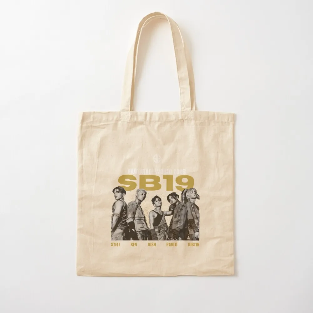 SB19 World Tour Tote Bag eco bag folding shopping bags foldable university shopper bag Shopper