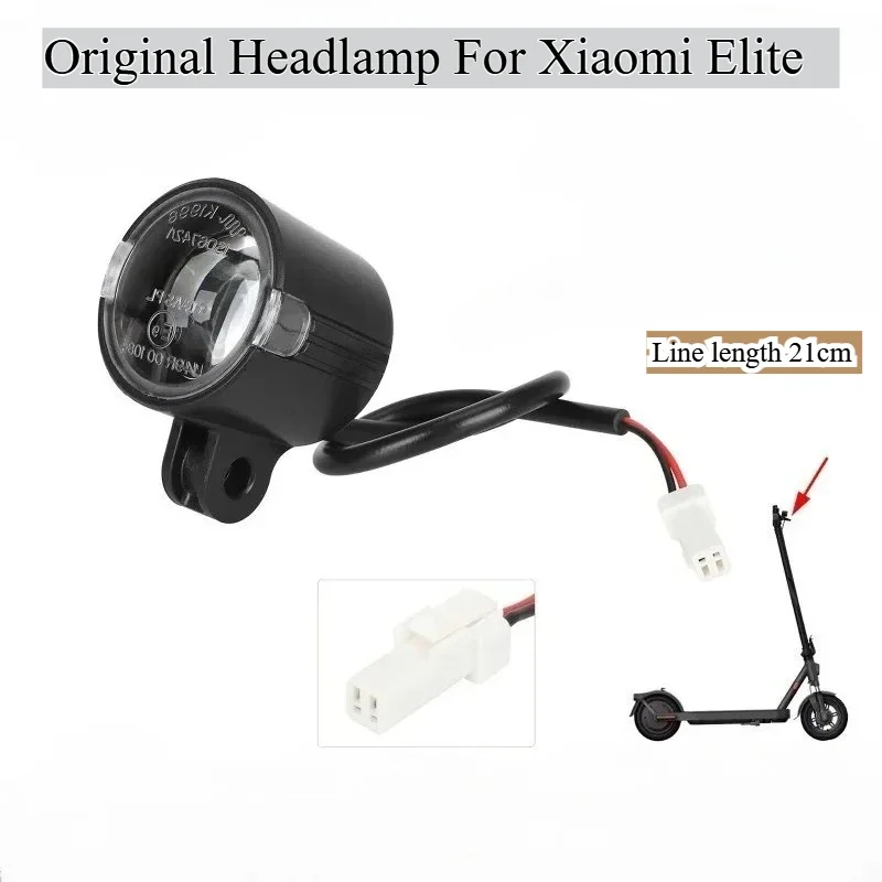

Headlight for Xiaomi Elite Electric Scooter - Original High-Lumen LED Front Light, IP65 Waterproof Replacement