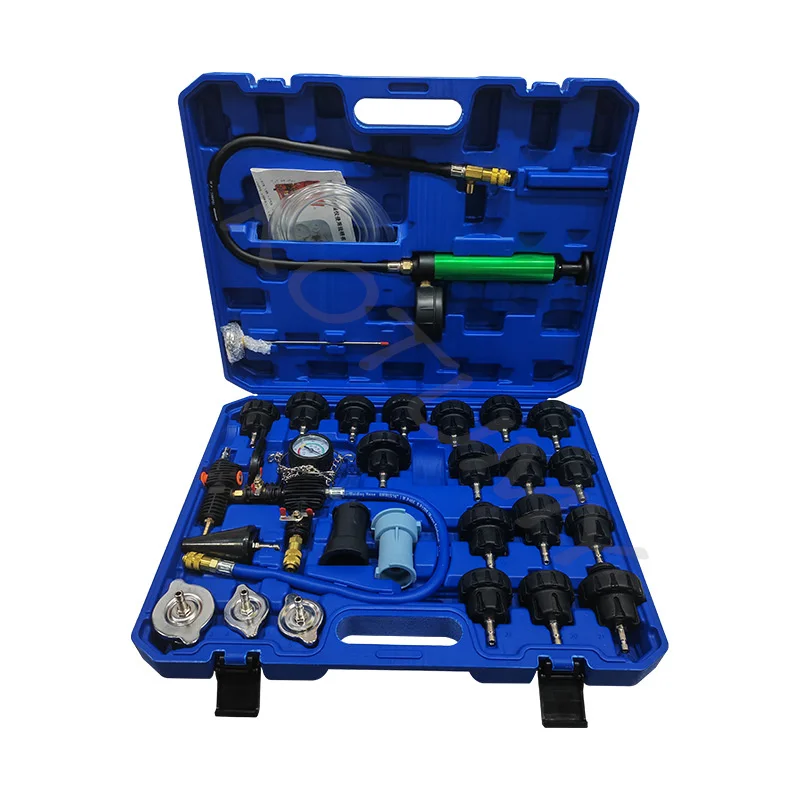 Car Cooling System Test Detector Set Automotive Leakage Detector Tool Pressure Gauge Leak Detector