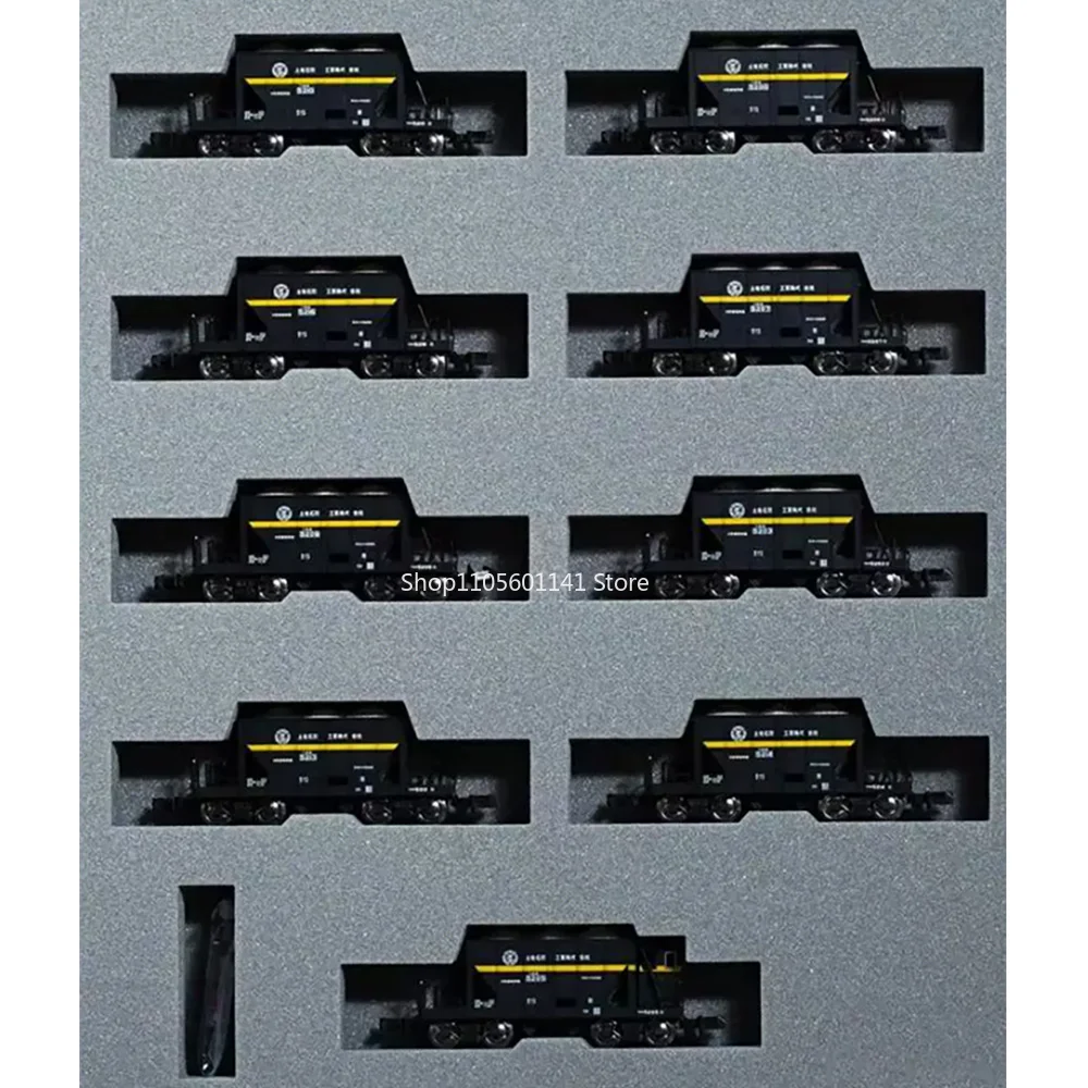 KATO N Scale 1/160 Model Railway Car 9 Carriages 5200 10-2007 Limestone Industry Sand Gravel and Coal Hopper Car Train Model Toy