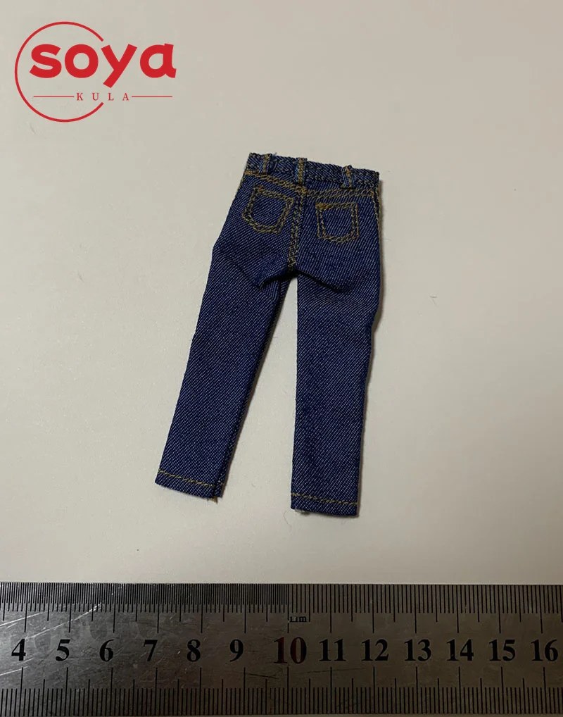 1/12 Schaal Mannelijke Jean Broek Broek Kleding Model Fit 6-inch TBL TM01A TM02A Soldaat Action Figure Body poppen