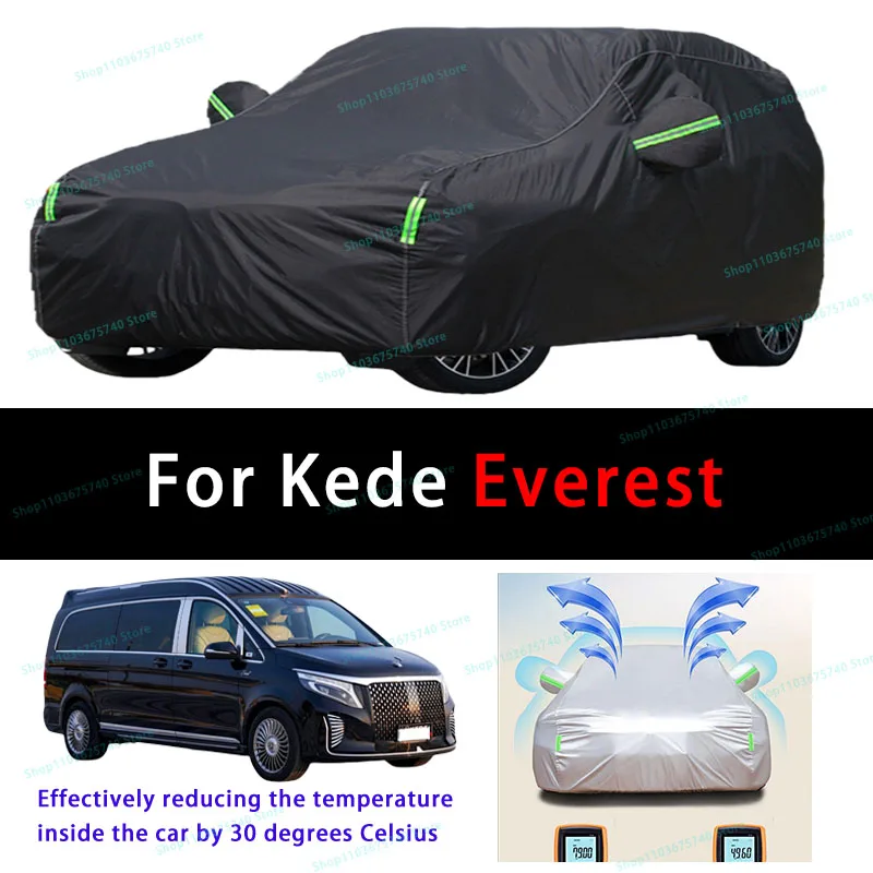 

For Kede Everest Summer Full Car Covers Outdoor Sun uv Protection Dust Cooling Protective Auto Protective Cover