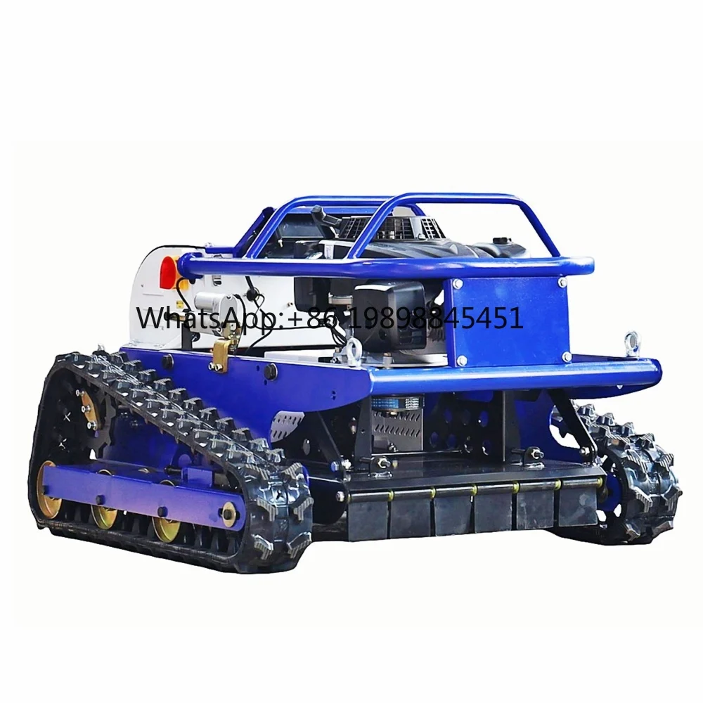 2025 Blade Not Install One Engine Brushless Drive Motor 550mm 800mm Remote Control Mower Grass Cutting Machine