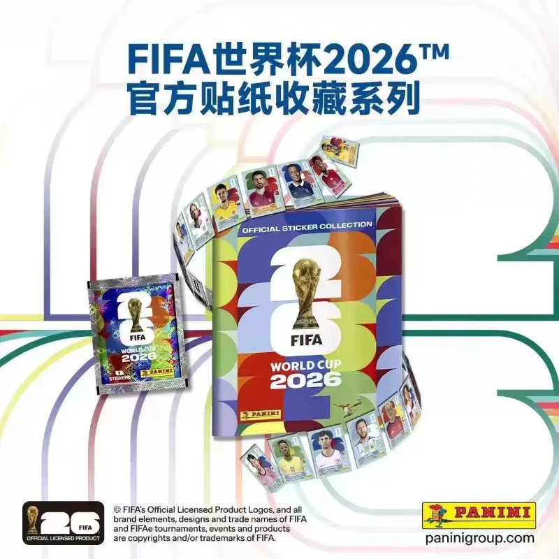 正規品-2026年-パニーニ-fifaワールドカップ-ステッカーコレクションボックス-50パック入り-ファンギフト-迅速発送