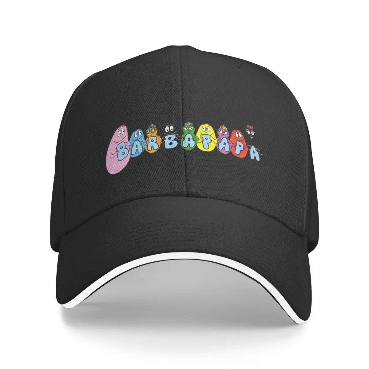 Barbapapa Cartoon Baseball Caps Retro Anime Sandwich Hat for Men Women Breathable Sun Hat Outdoor