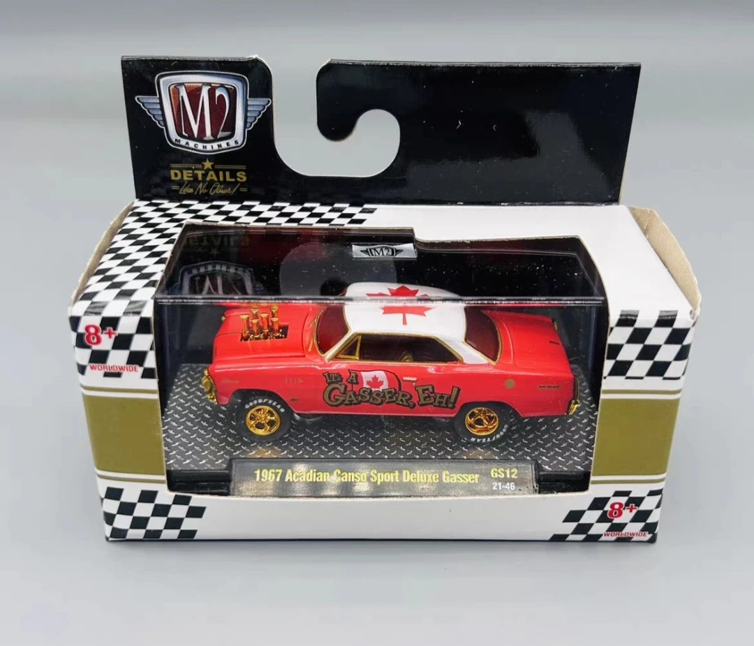 M2 acadian canso sport deluxe gasser druckguss legierung auto modell kollektion display kinder geschenk