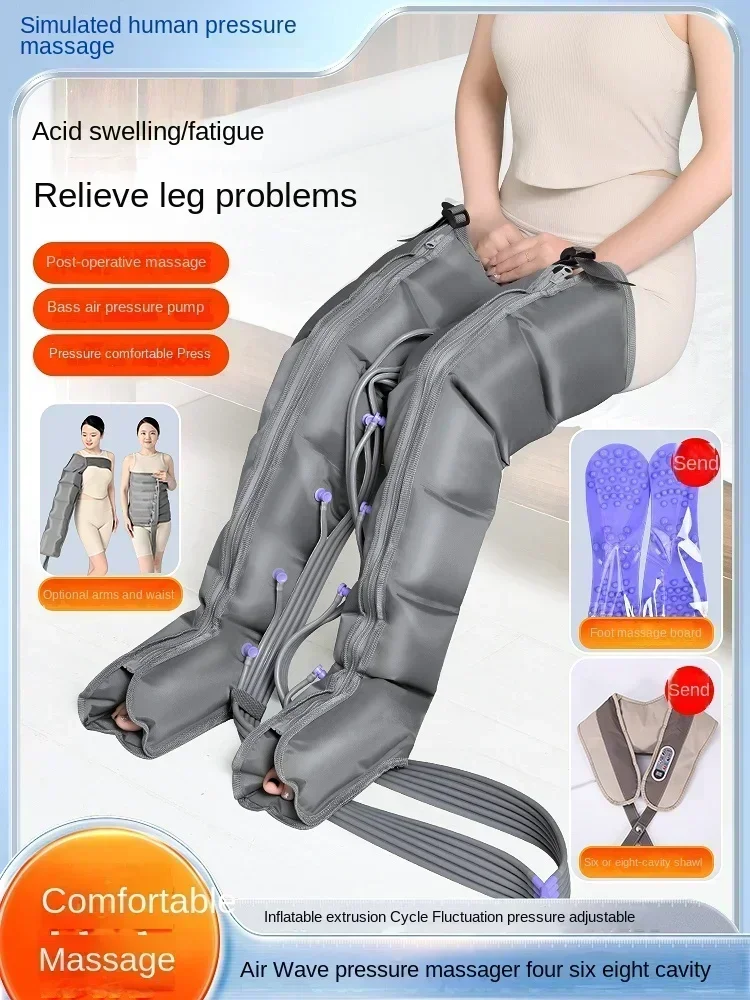 Hot SalesAir Wave Massage Instrument Pneumatic Elderly Leg Massage Machine Leg Foot Muscle Household Pressure