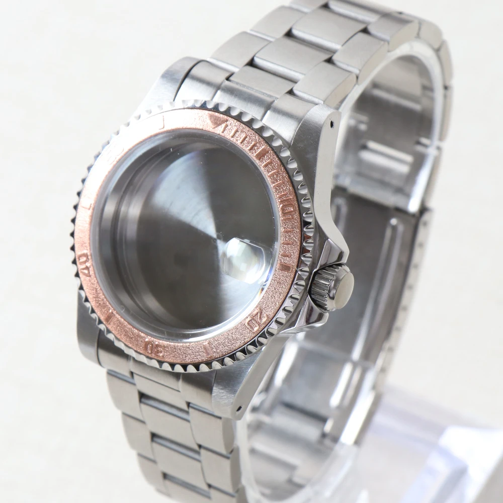 39.5MM Vintage Case Sapphire Glass NH35 Watch Accessories For