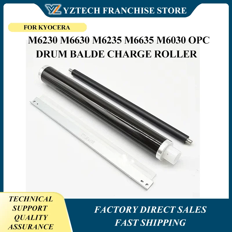 

1set drum rebuilt kit M6530 M6035 M6535 For Kyocera M6230 M6630 M6235 M6635 M6030 OPC drum balde Charge roller