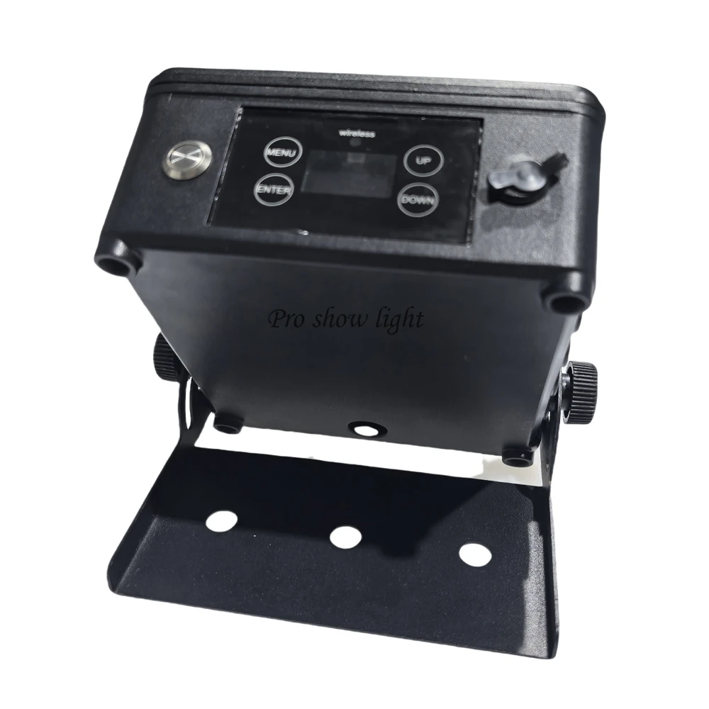 Waterproof Wireless Rechargeable Par Light 4X10W RGBWA-UV 6IN1 Battery Powered Uplights with Remote APP DMX Control for Party DJ