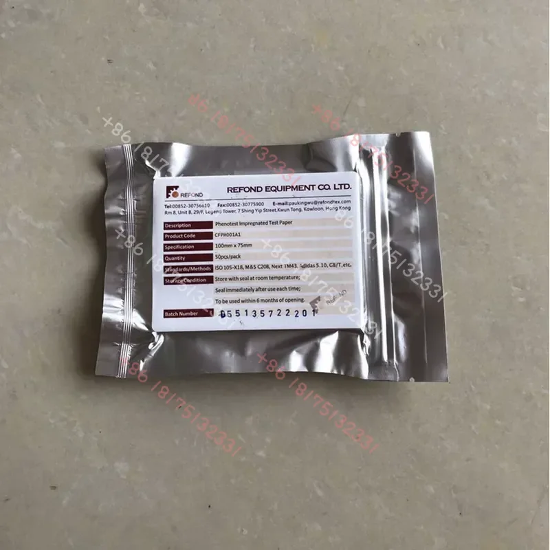 Phenol yellow test paper Phenol yellow test film Phenol yellow test cloth Fabric yellowing and yellowing resistant paper
