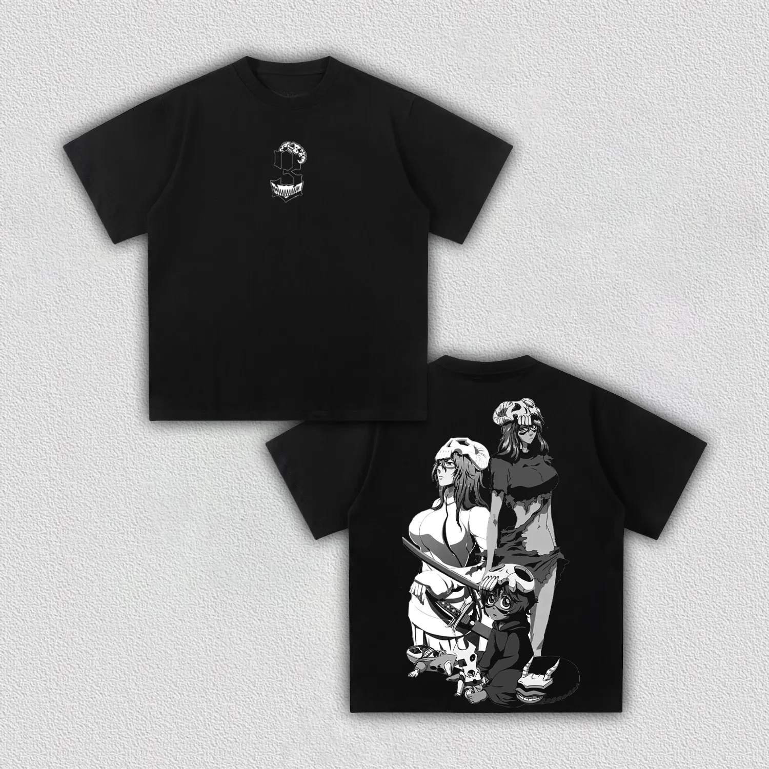 Y2k Bleach Thousand Year Blood War Ichigo Kurosaki Big BLEACH Letter Japanese Kanji Vintage Anime Graphic T-Shirt Y2K Tee