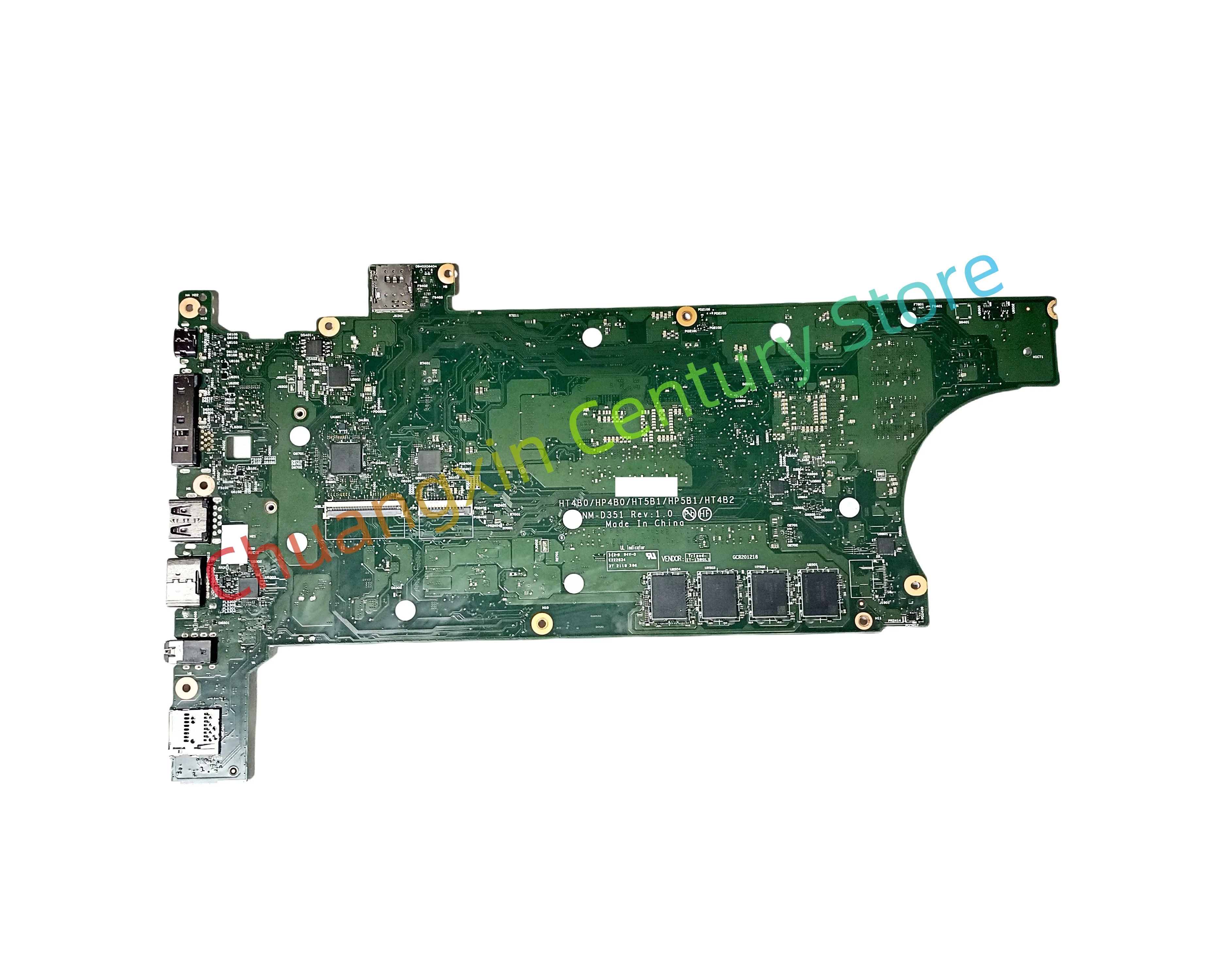 اللوحة الأم NM-D351 لأجهزة الكمبيوتر المحمولة Lenovo Thinkpad T14 Gen 2/T15 Gen 2 مع وحدة المعالجة المركزية: I5 I7-11TH GPU: QN20-M1-A1 T500 RAM: 8GB/16GB